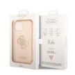Guess Apple iPhone 14 Pro Max (6.7) Big 4G Full Glitter hátlapvédő tok arany (GUHCP14XPCUGL4GGO)