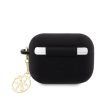 Guess 4G Charms Heart Apple Airpods Pro 2 szilikon tok fekete (GUAP2LSCHSK)
