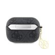 Guess 4G Script Charm Apple Airpods Pro 2 PC/PU tok fekete (GUAP2G4GSMK)
