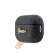 Guess 4G Script Charm Apple Airpods Pro 2 PC/PU tok fekete (GUAP2G4GSMK)