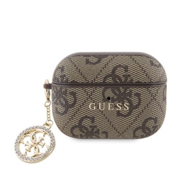   Guess 4G Script Charm Apple Airpods Pro 2 PC/PU tok barna (GUAP2P4E4CDW)