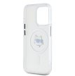Karl Lagerfeld IML Choupette Head MagSafe Apple iPhone 15 Pro (6.1) hátlapvédő tok átlátszó (KLHMP15LHLSCHH)