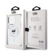 Karl Lagerfeld IML Choupette Head MagSafe Apple iPhone 15 Pro (6.1) hátlapvédő tok átlátszó (KLHMP15LHLSCHH)