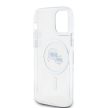 Karl Lagerfeld IML K&CH Heads Metal Frame MagSafe Apple iPhone 13 Pro (6.1) hátlapvédő tok átlátszó (KLHMP13LHLSKCH)