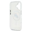 Karl Lagerfeld IML K&CH Heads Metal Frame MagSafe Apple iPhone 16 Plus (6.7) hátlapvédő tok átlátszó (KLHMP16MHLSKCH)