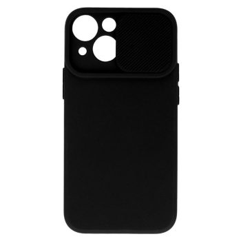   Camshield Soft - Apple iPhone 12 Pro 2020 (6.1) por- és kameravédős szilikon tok fekete