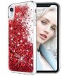 Liquid Glitter - Samsung G960 Galaxy S9 piros szilikon tok