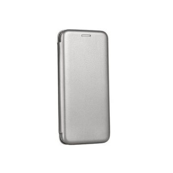  Forcell Elegance LG K30 2019 / LG X2 2019 oldalra nyíló mágneses könyv tok szilikon belsővel szürke