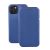 Forcell Elegance Samsung A225 Galaxy A22 4G oldalra nyíló mágneses könyv tok szilikon belsővel kék