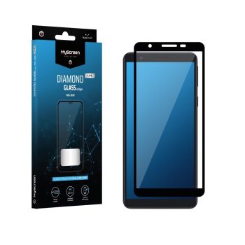   MyScreen Diamond Glass Lite edge - Apple iPhone 13 Pro Max (6.7) teljes képernyős kijelzővédő üvegfólia fekete (9H)