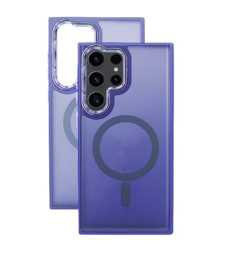 Magsafe Samsung S721 Galaxy S24 FE TPU/PC tok (vezetéknélküli töltéshez) ibolya