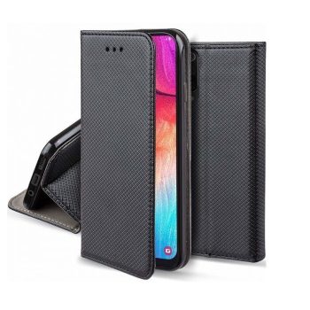   Smart magnet Oppo A58 4G oldalra nyíló mágneses könyv tok szilikon belsővel fekete