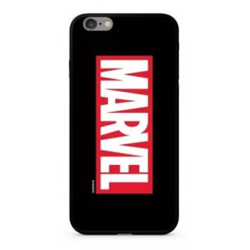   Marvel prémium szilikon tok edzett üveg hátlappal - Marvel 005 Samsung G955 Galaxy S8 Plus fekete (MPCMV2114)